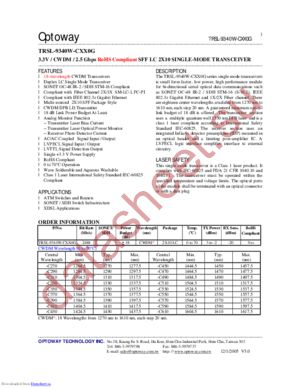 TRSL-9340W-C350G datasheet  