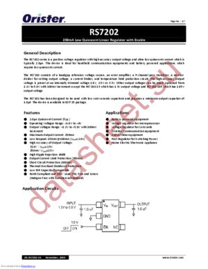 RS7202 datasheet  