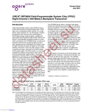 ORT8850L-1BA352 datasheet  