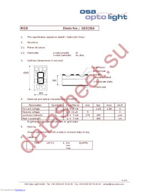 105206 datasheet  