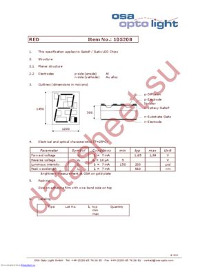 105208 datasheet  