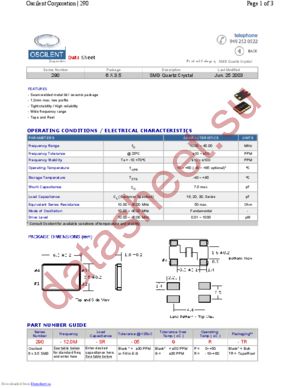 290-12.0M-SR-05GP datasheet  