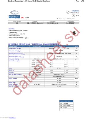 435-12.0M-3ED-TTS datasheet  