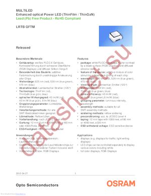 LRTBGFTM-ST7-1+VV9-29+Q5R datasheet  