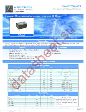 OX-4022-EAE-1080-20M00 datasheet  