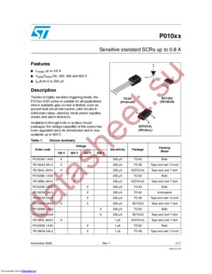 P0102BL datasheet  