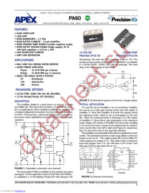 PA60DK datasheet  