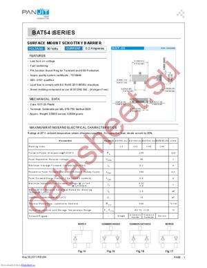 BAT54-AU_BU_10001 datasheet  