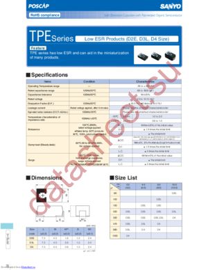 2R5TPE1000MI datasheet  