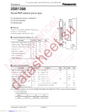 2SB1288R datasheet  