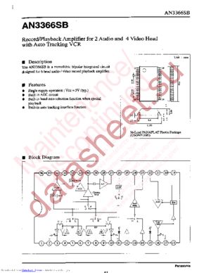 AN3366SB datasheet  