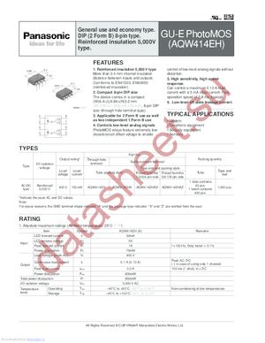 AQW414EH datasheet  