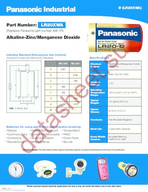 LR20XWA/B12 datasheet  