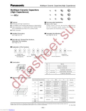 ECJ2FB0J106 datasheet  