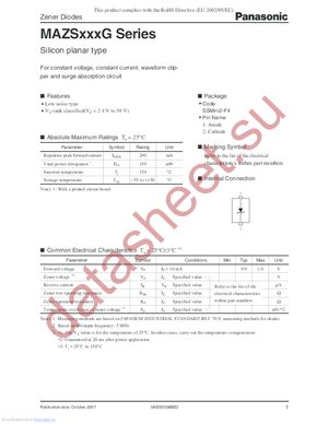 MAZS180GML datasheet  