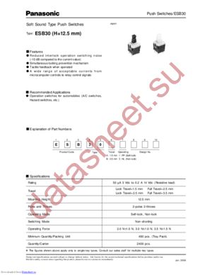 ESB-30A105 datasheet  