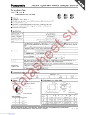 EEH-ZA1H330XP datasheet  