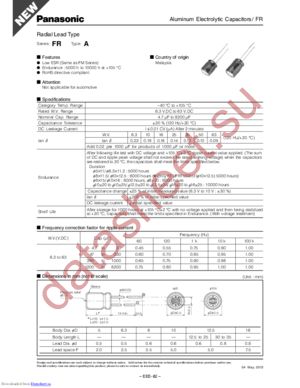 EEU-FR1J101LB datasheet  