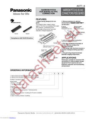 AXT874124 datasheet  