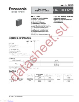 LKT1AF-12V datasheet  