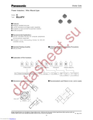 ELLATV100M datasheet  