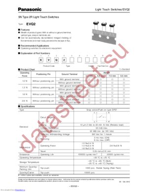 EVQ-21407K datasheet  