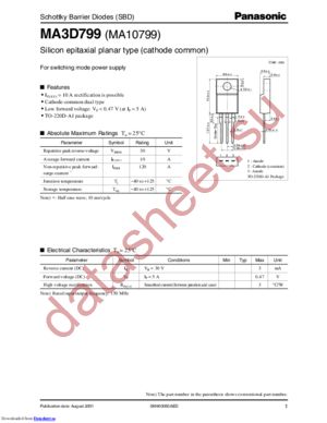 MA3D799MA10799 datasheet  