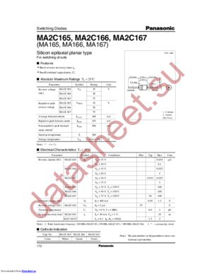 MA2C166MA166 datasheet  