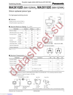 MA3X152E0L datasheet  