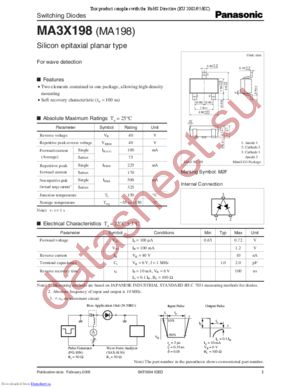 MA3X19800L datasheet  