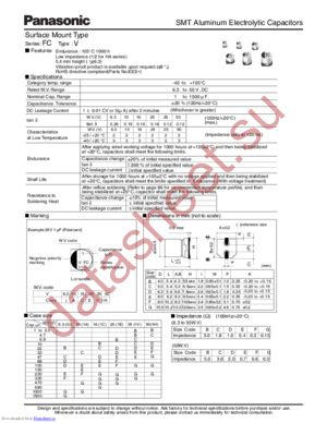 EEVFC1C680P datasheet  