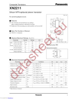 XN2211 datasheet  