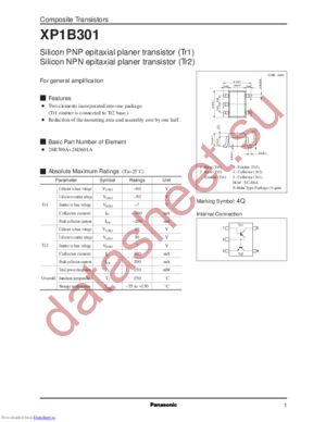 XP1B301 datasheet  