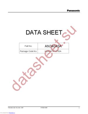 AN34040A datasheet  