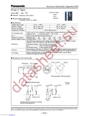 ECES2DC391BB datasheet  