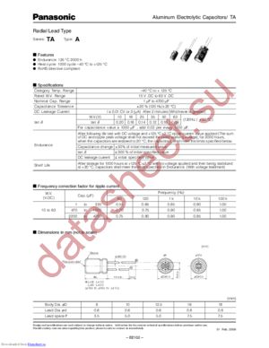 EEU-TA1H4R7B datasheet  