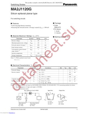 MA2J1120G datasheet  