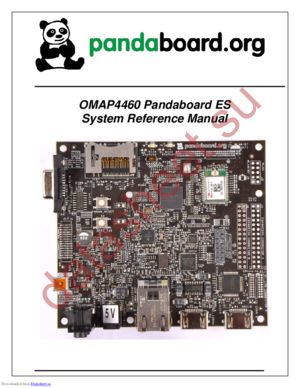 PandaBoardESRevB1 datasheet  