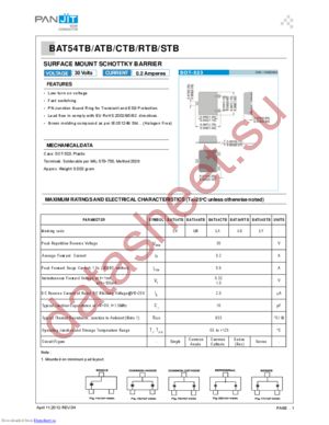 BAT54STB datasheet  