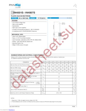 1N4001S_10 datasheet  