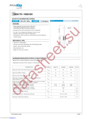 1N5819H datasheet  