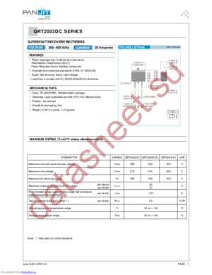 QRT2004DC datasheet  