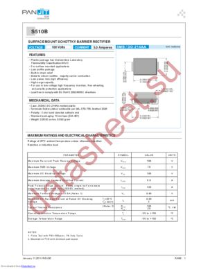 S510B datasheet  