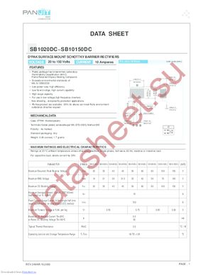 SB1020DC_05 datasheet  