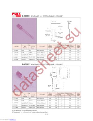 L-463 datasheet  