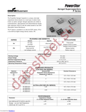 PA5R0V474 datasheet  