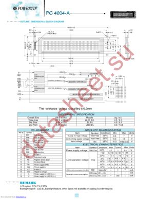 PC4004-A datasheet  