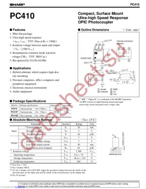 PC410T11 datasheet  