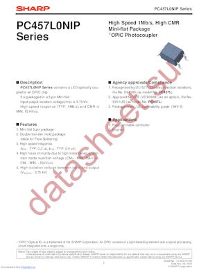 PC457L0NIP datasheet  