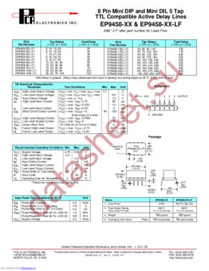 EP9458-50-LF datasheet  